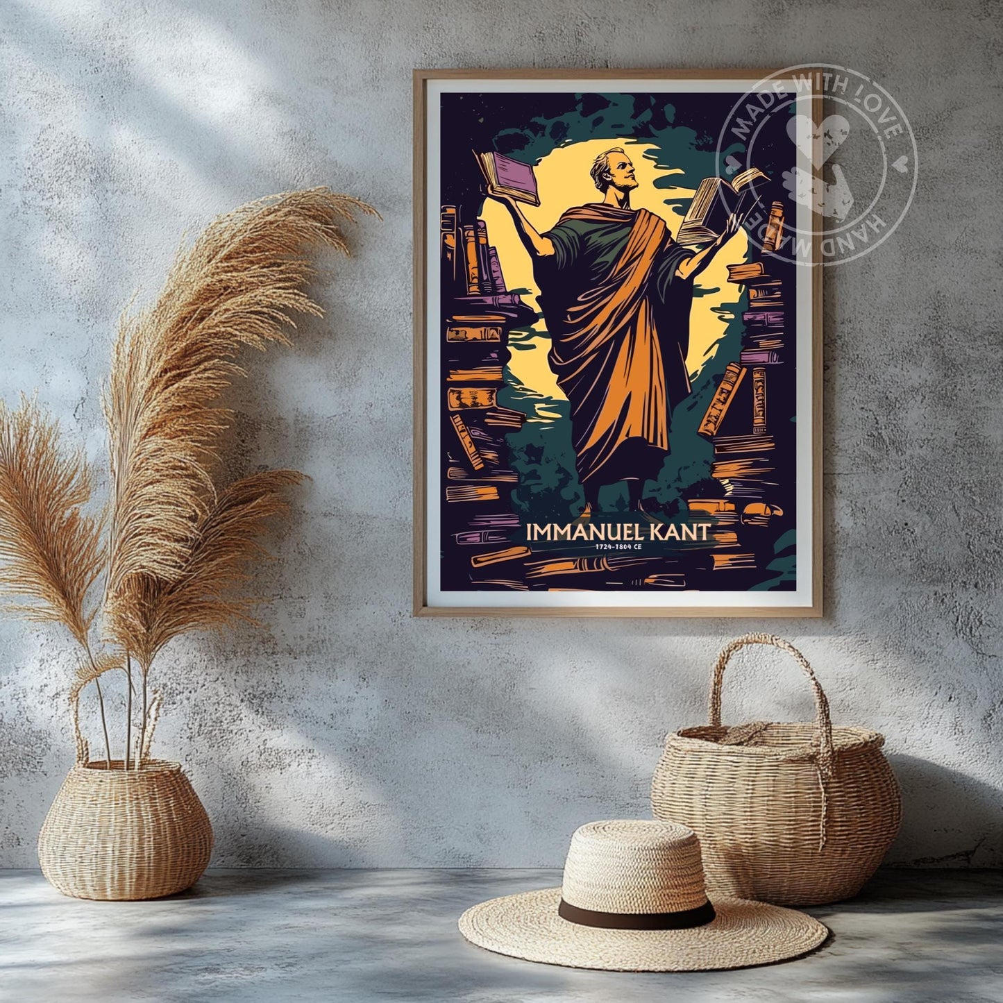 Immanuel Kant Philosopher Poster