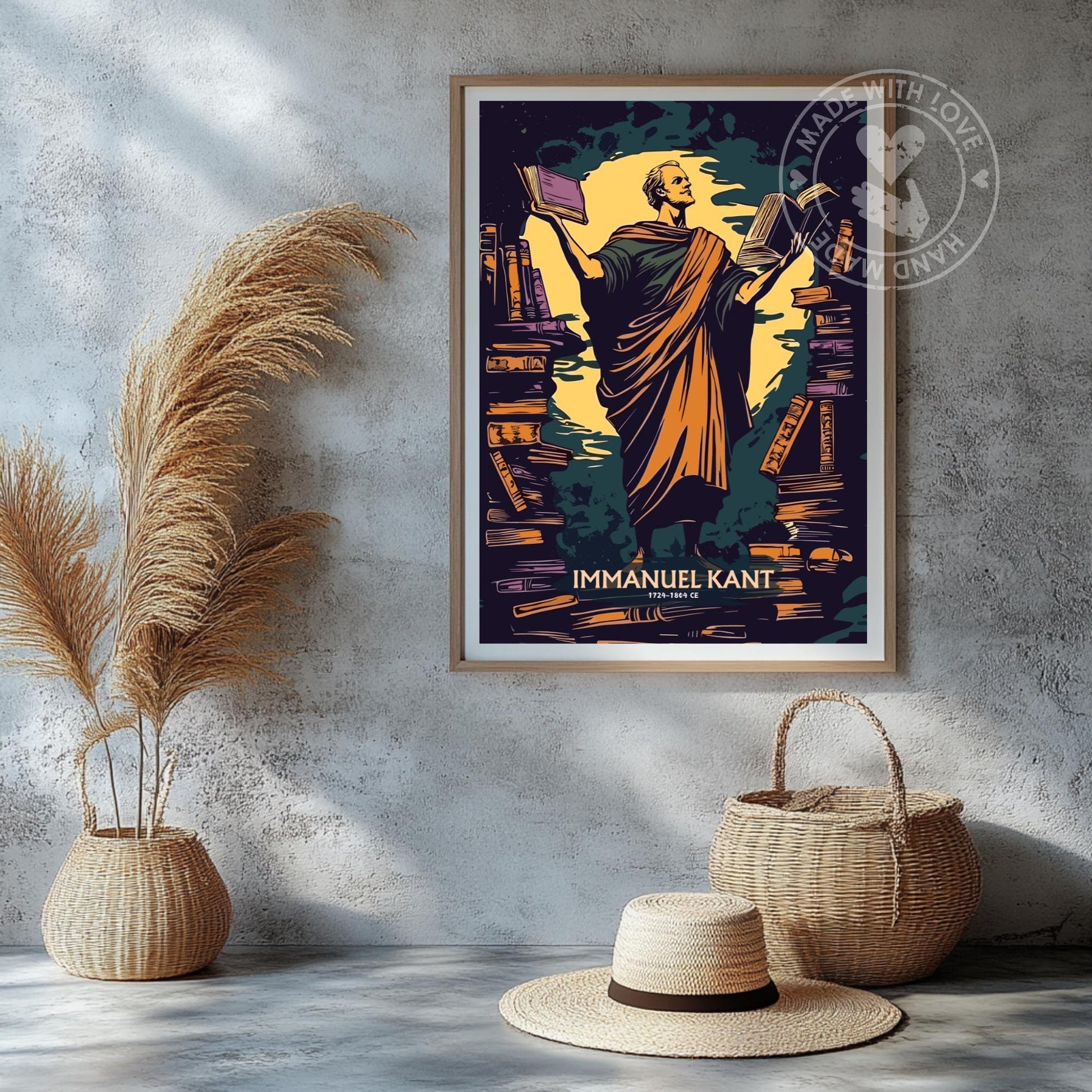 Immanuel Kant Philosopher Poster