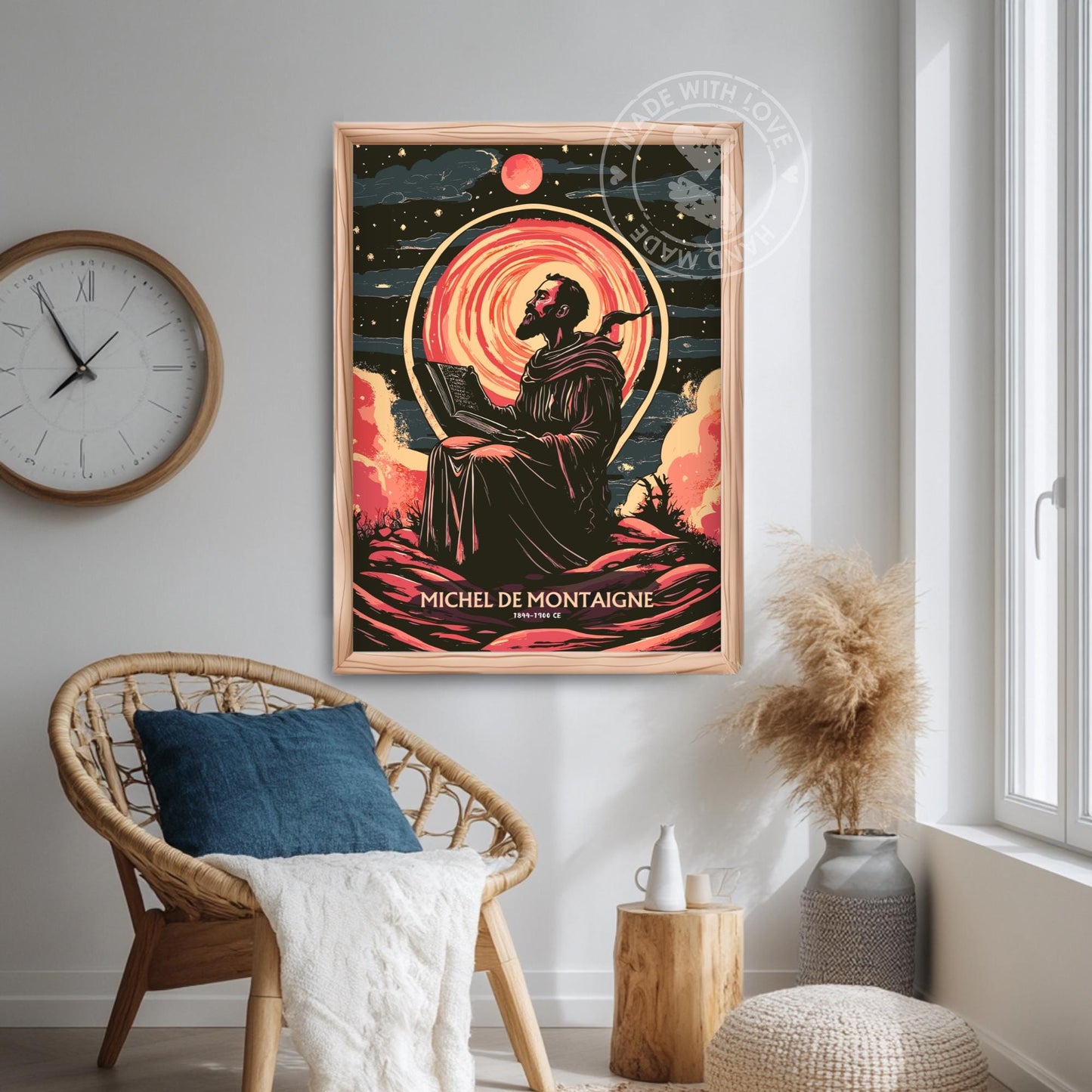 Michel de Montaigne Philosopher Print