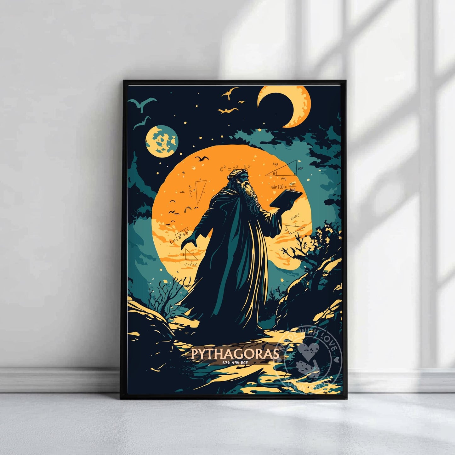 Pythagoras Philosopher Print