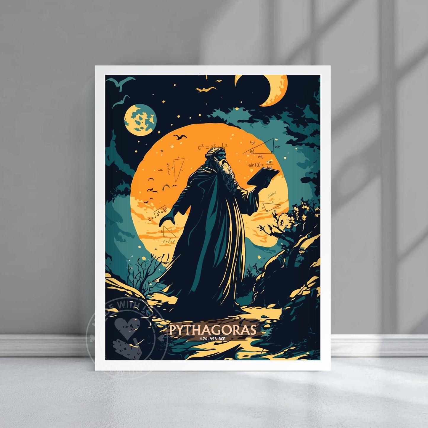 Pythagoras Philosopher Print