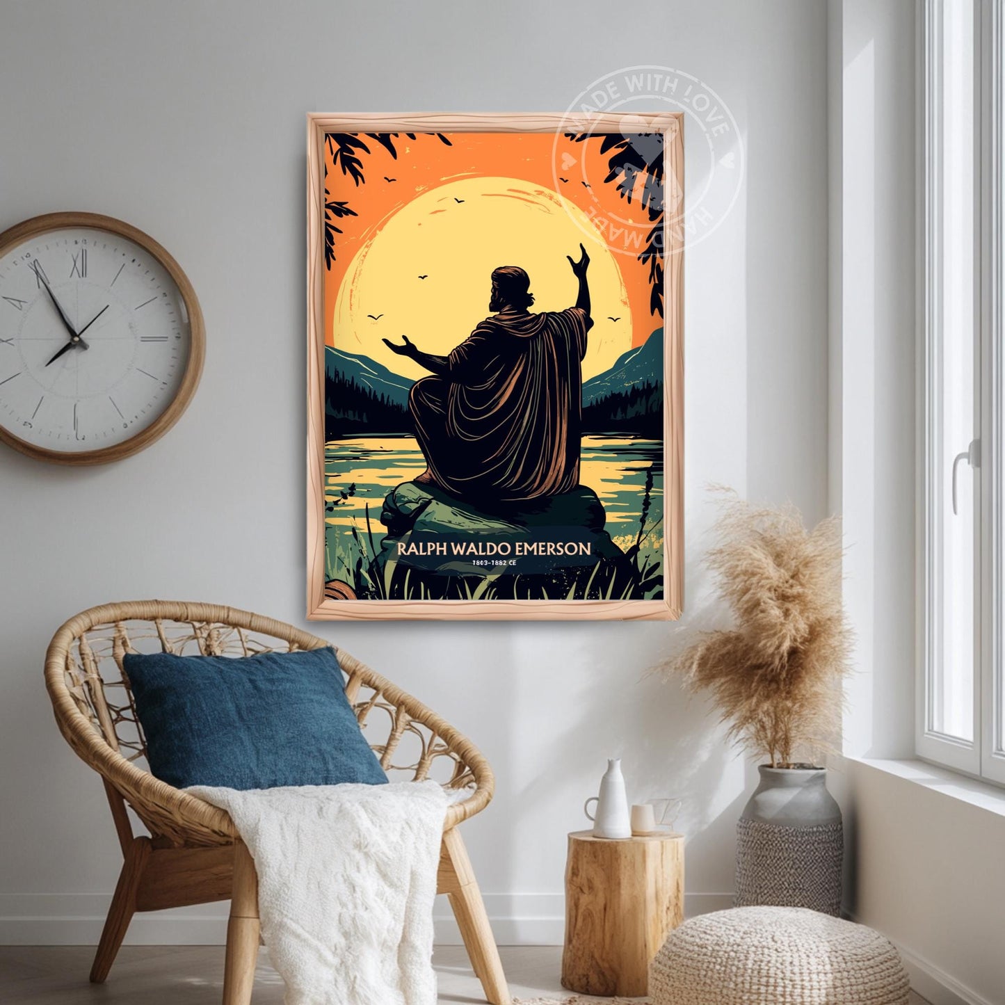 Ralph Waldo Emerson Philosopher Print