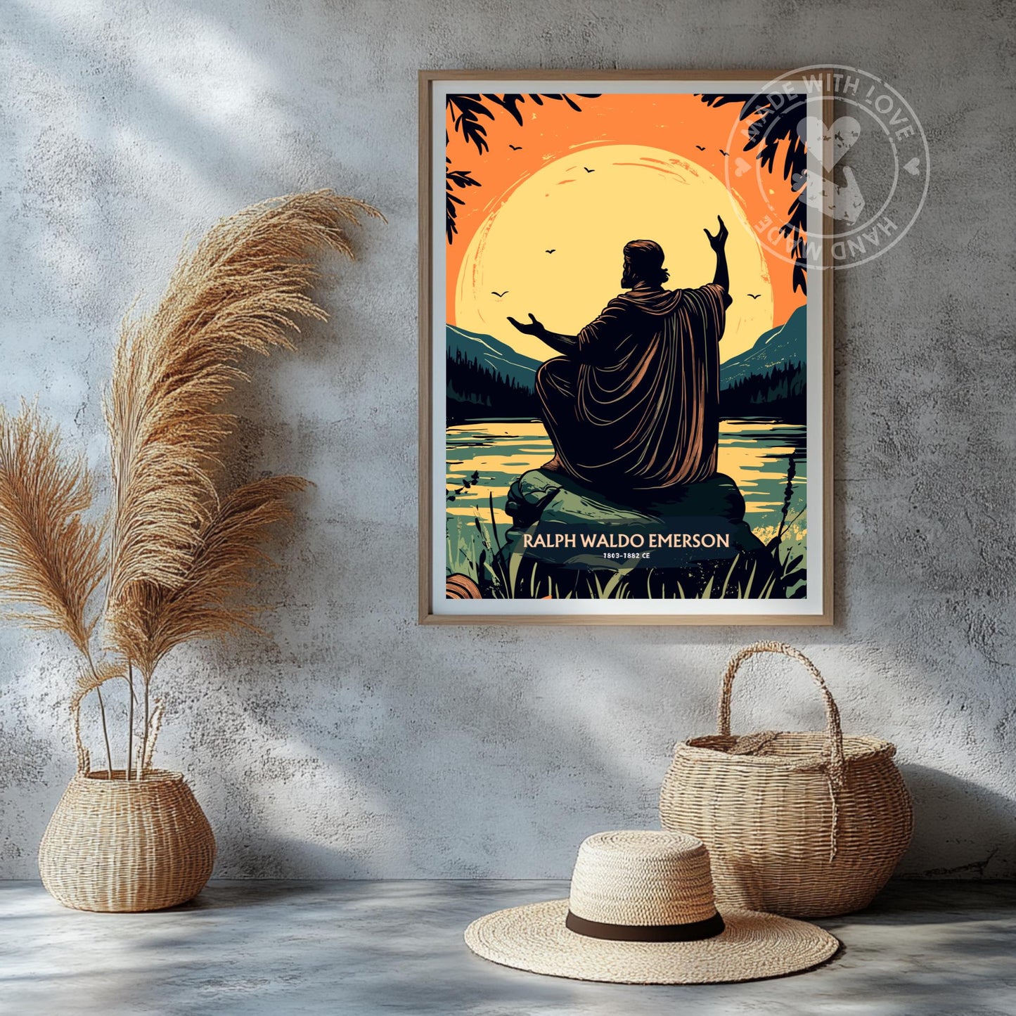 Ralph Waldo Emerson Philosopher Print