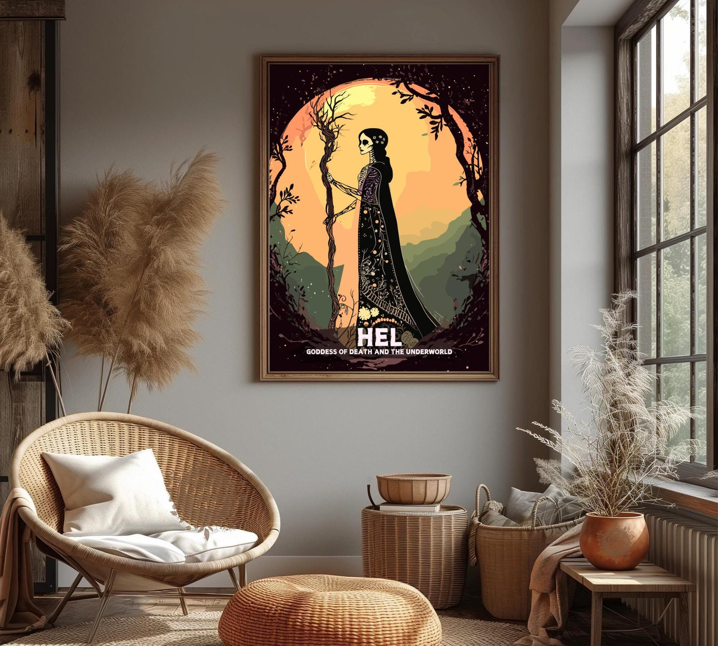 Hel Goddess Poster