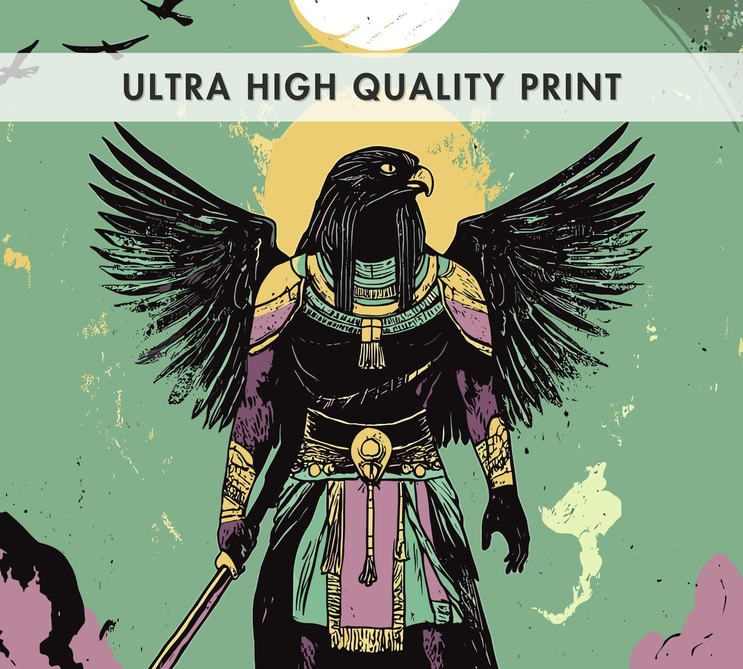 Horus Poster, Egyptian God Horus