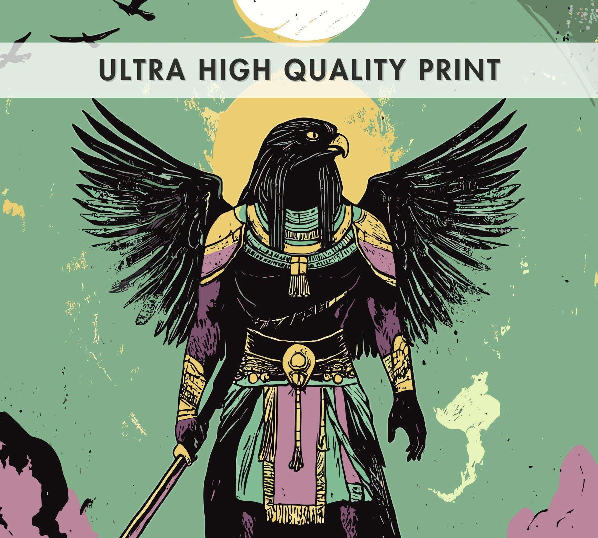 Horus Poster, Egyptian God Horus