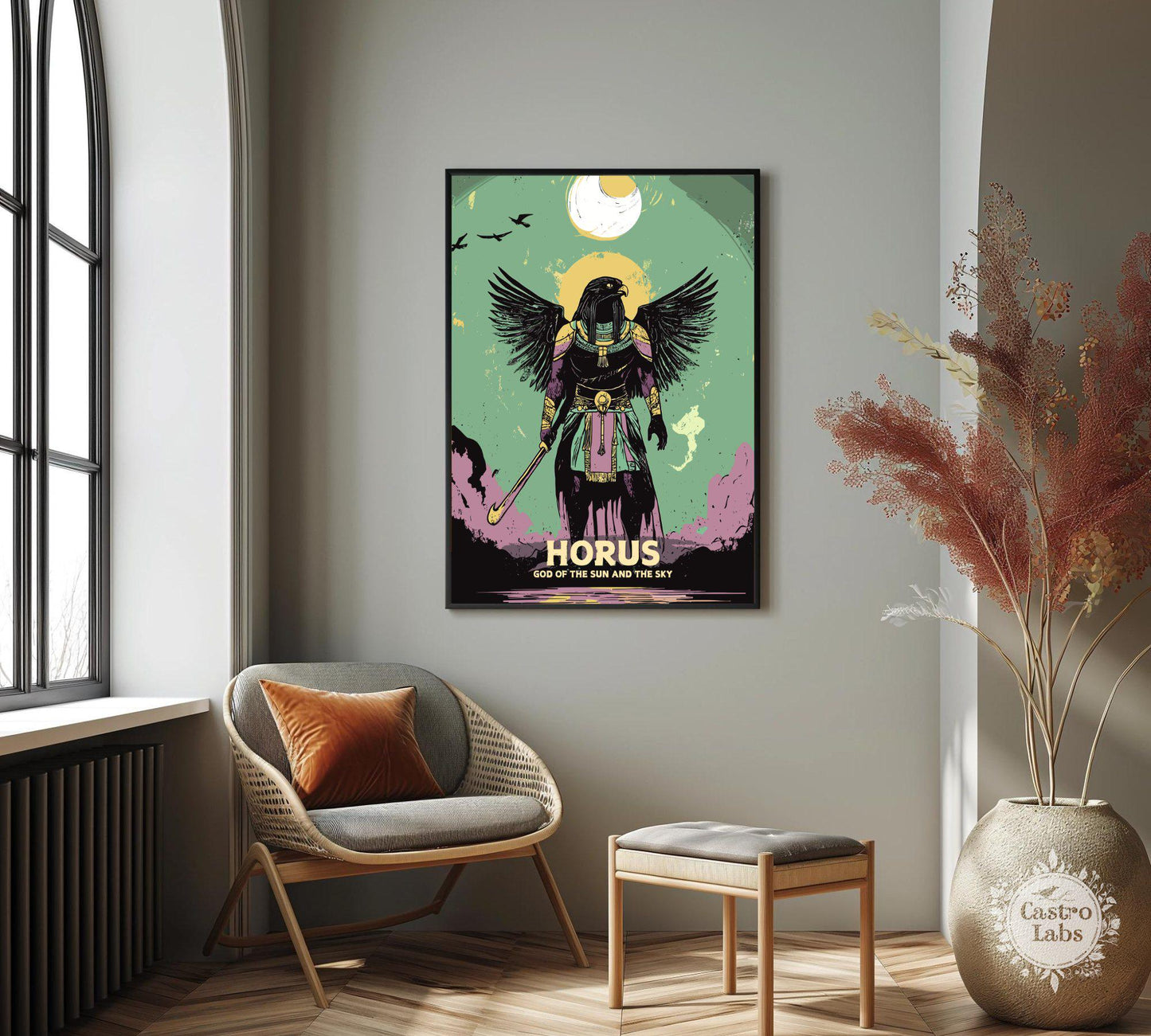 Horus Poster, Egyptian God Horus