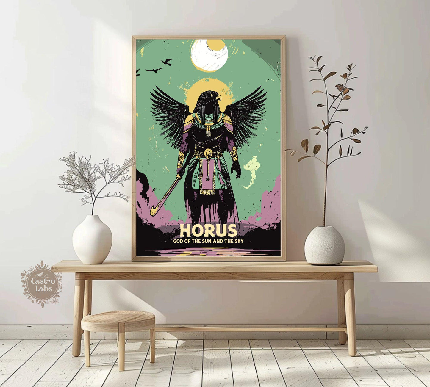 Horus Poster, Egyptian God Horus