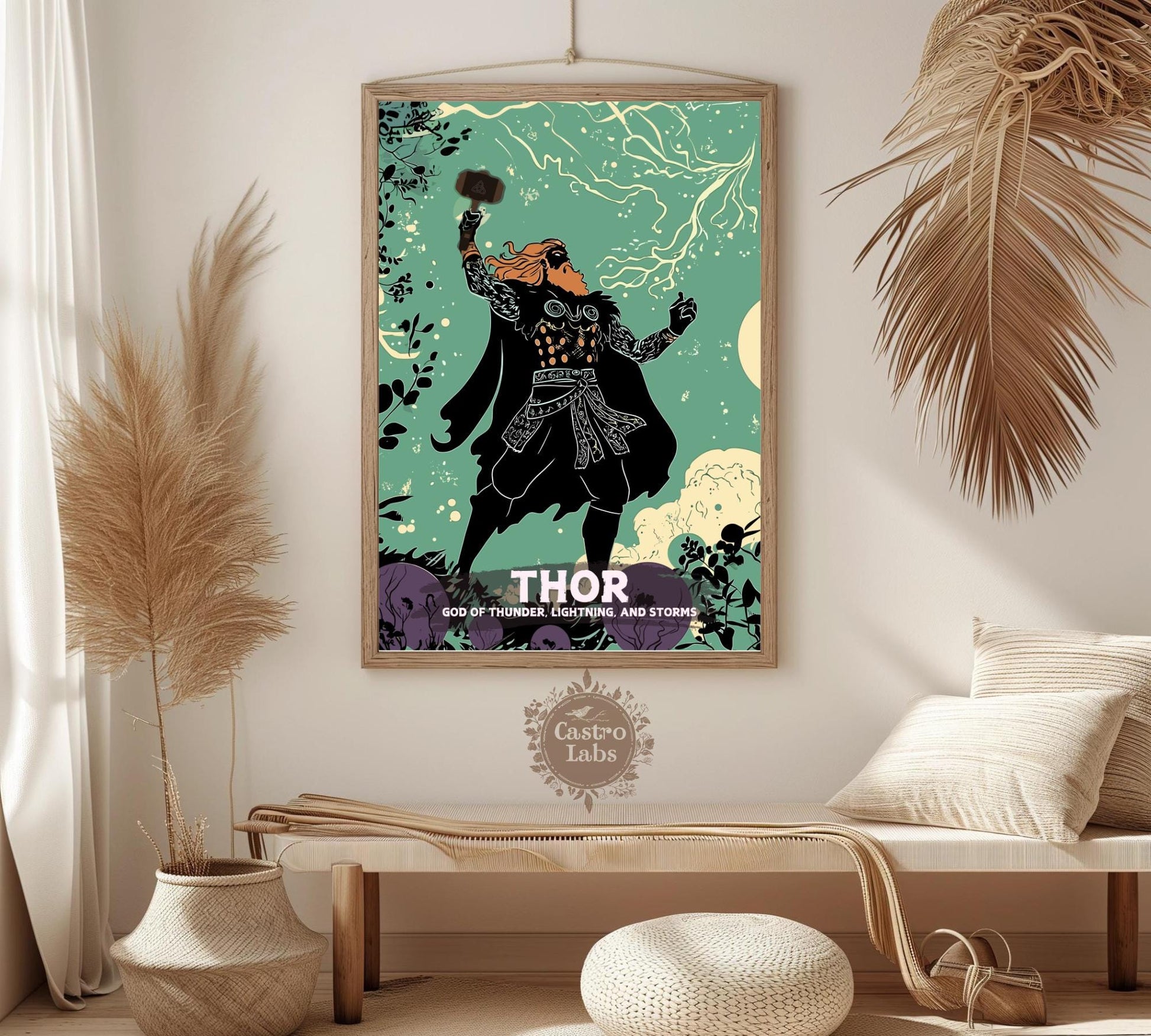 Thor God Poster