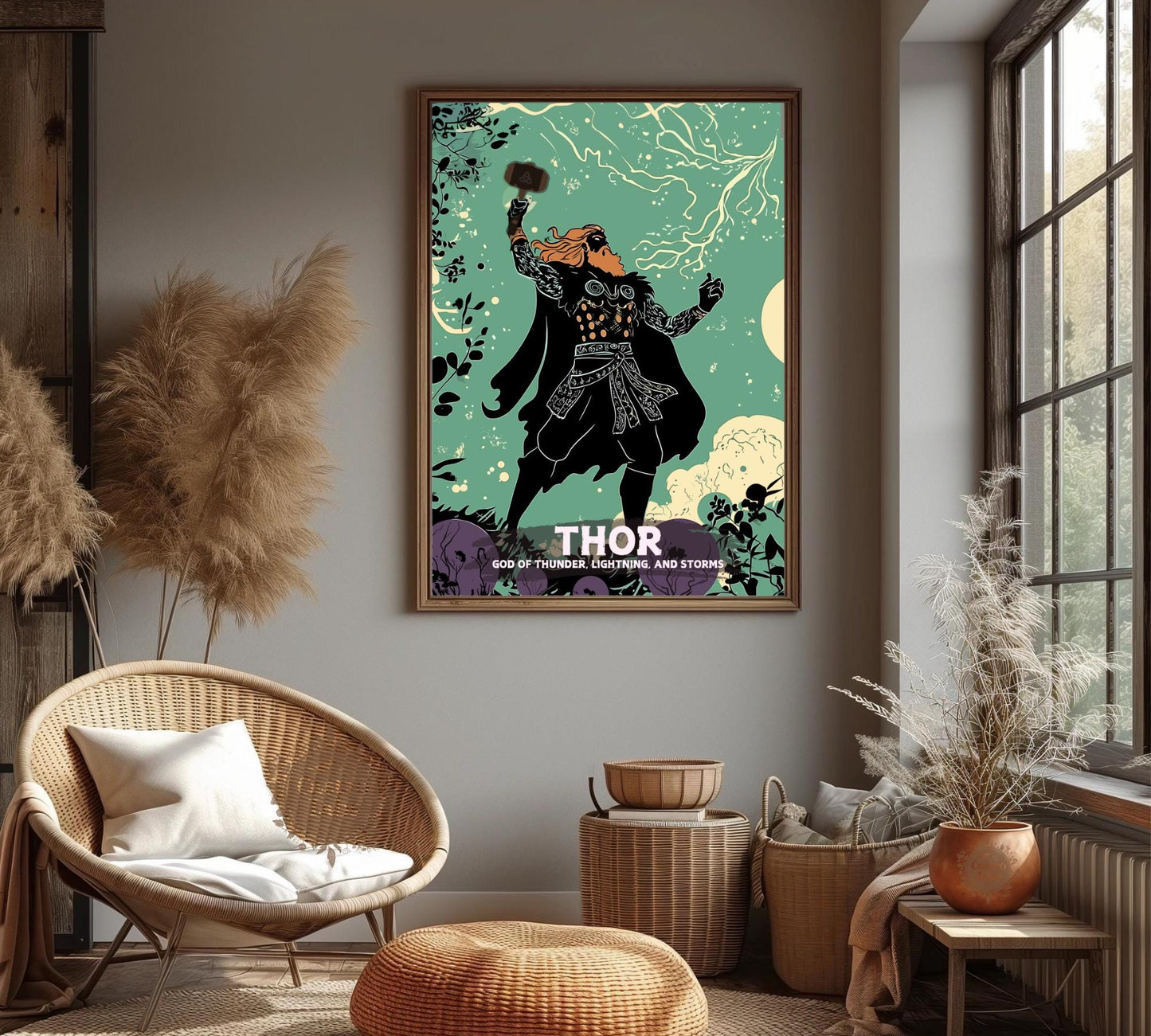 Thor God Poster