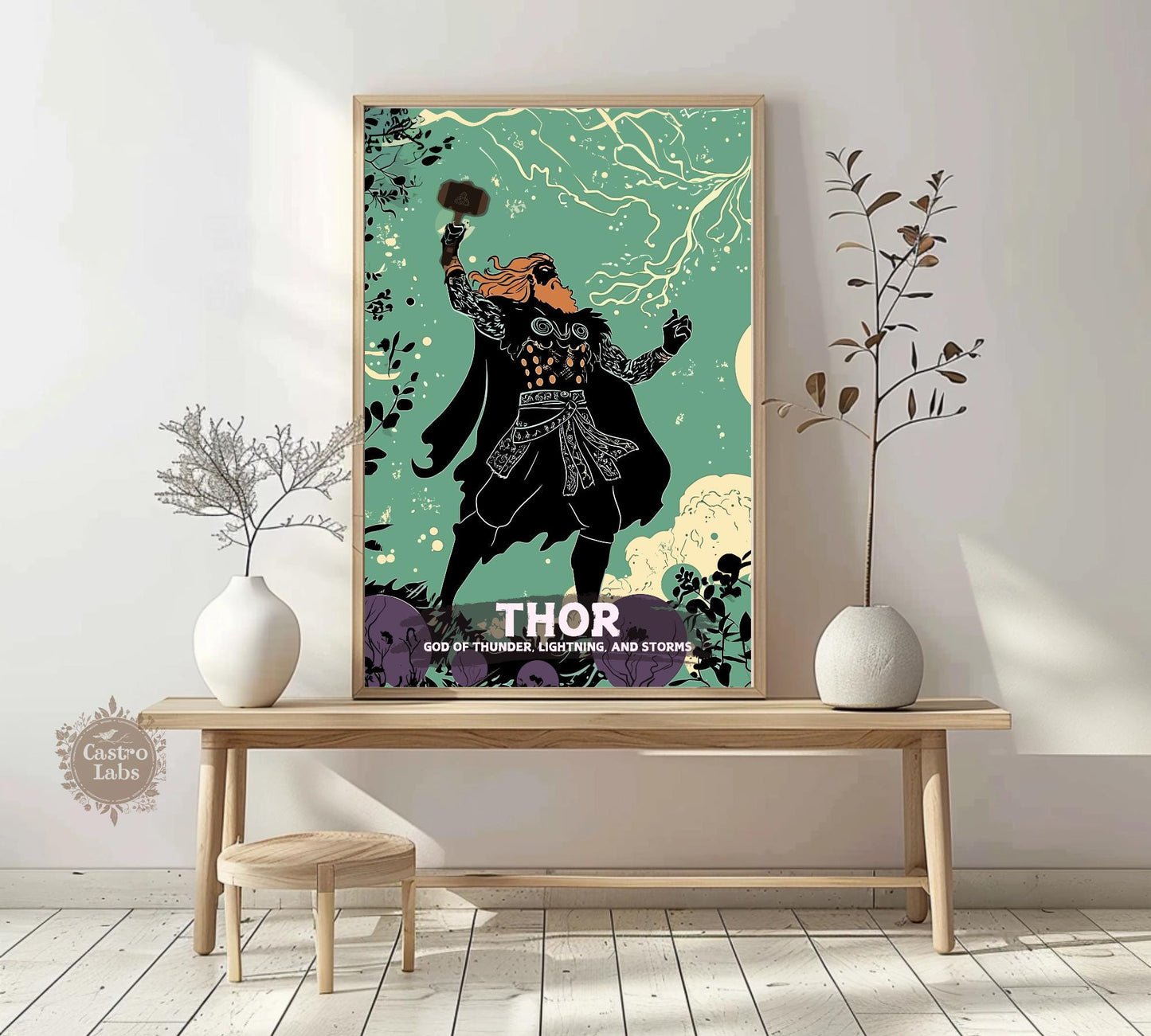 Thor God Poster