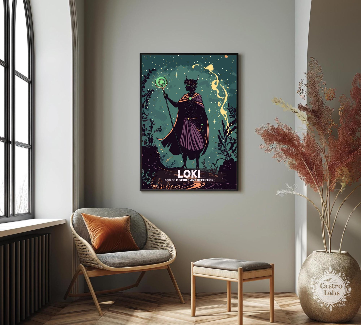 Loki God Poster