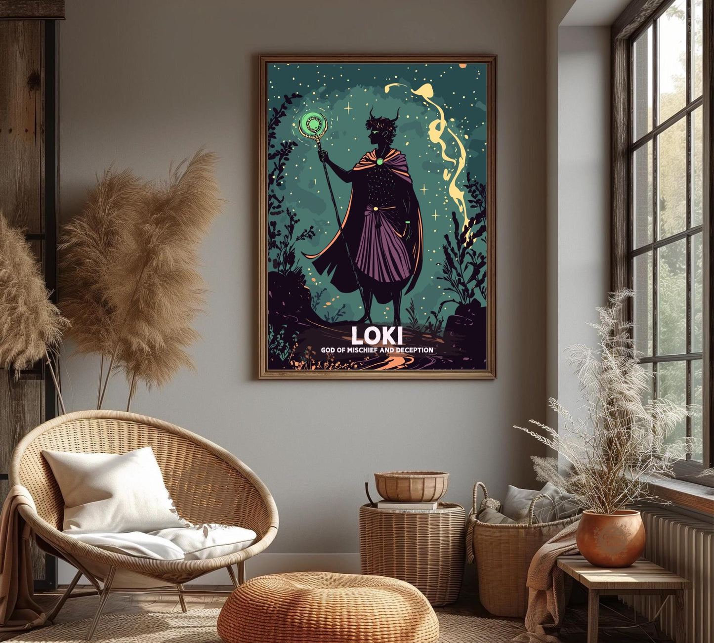 Loki God Poster