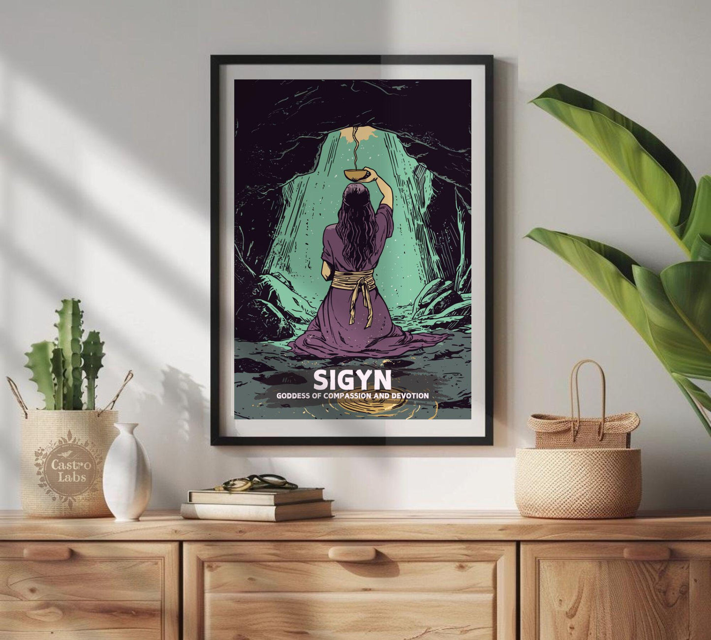 Sigyn Goddess Poster, Goddess of Victory