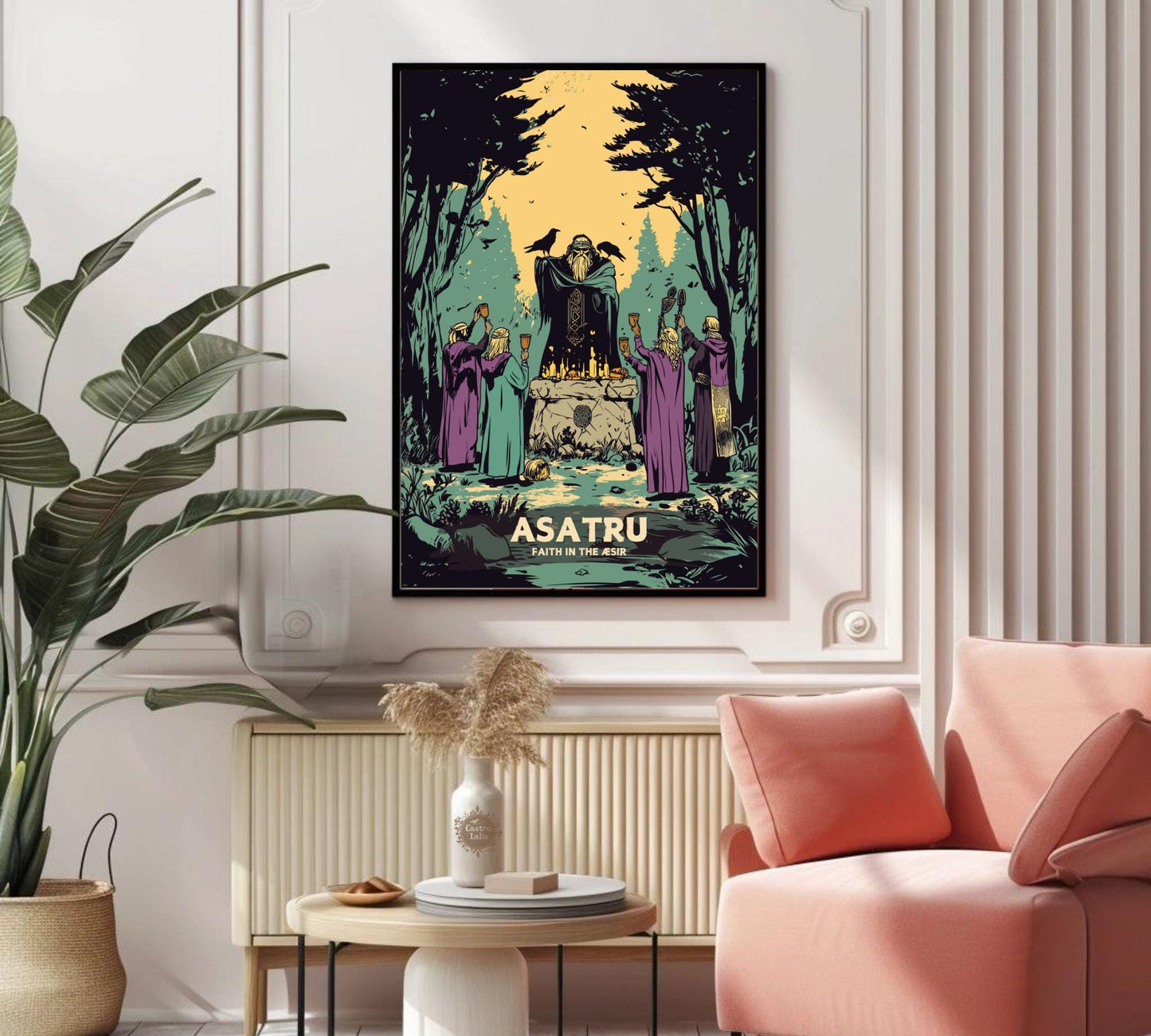 Asatru Artwork, Norse Pagan Rituals Poster