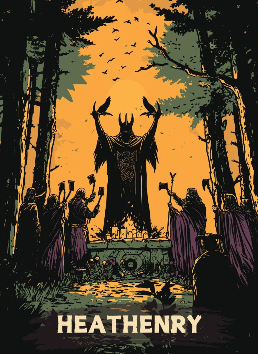 Heathenry Artwork, Norse Pagan Rituals Poster