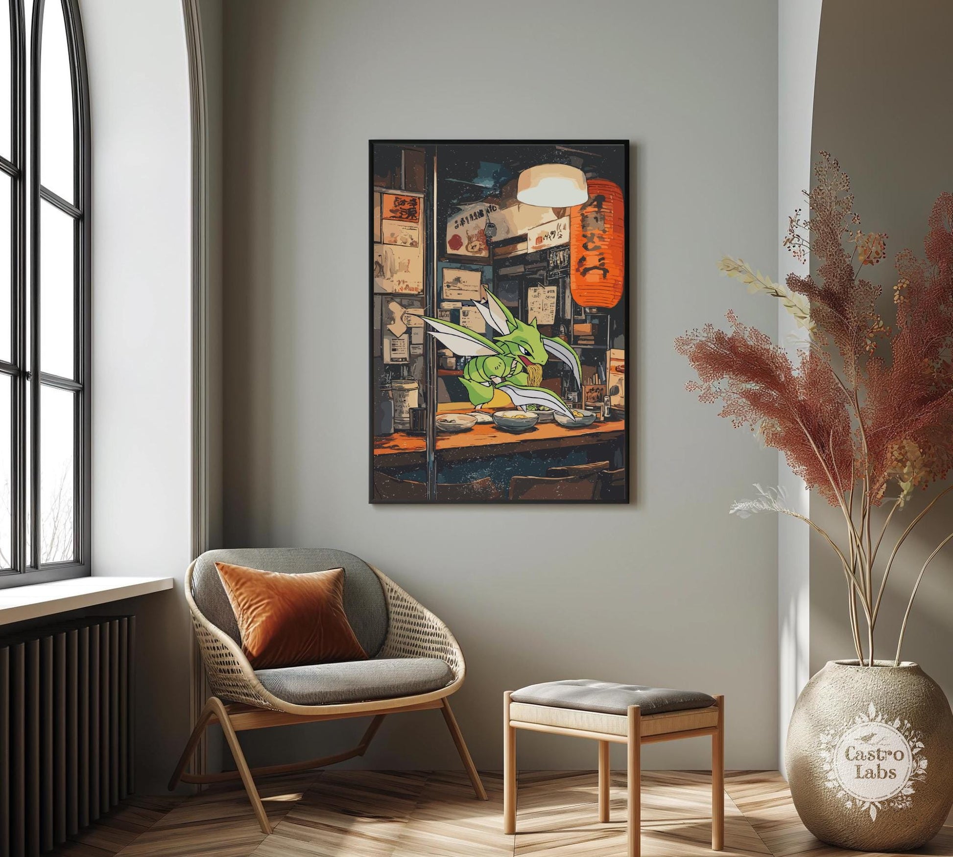 Scyther Ramen Series Poster