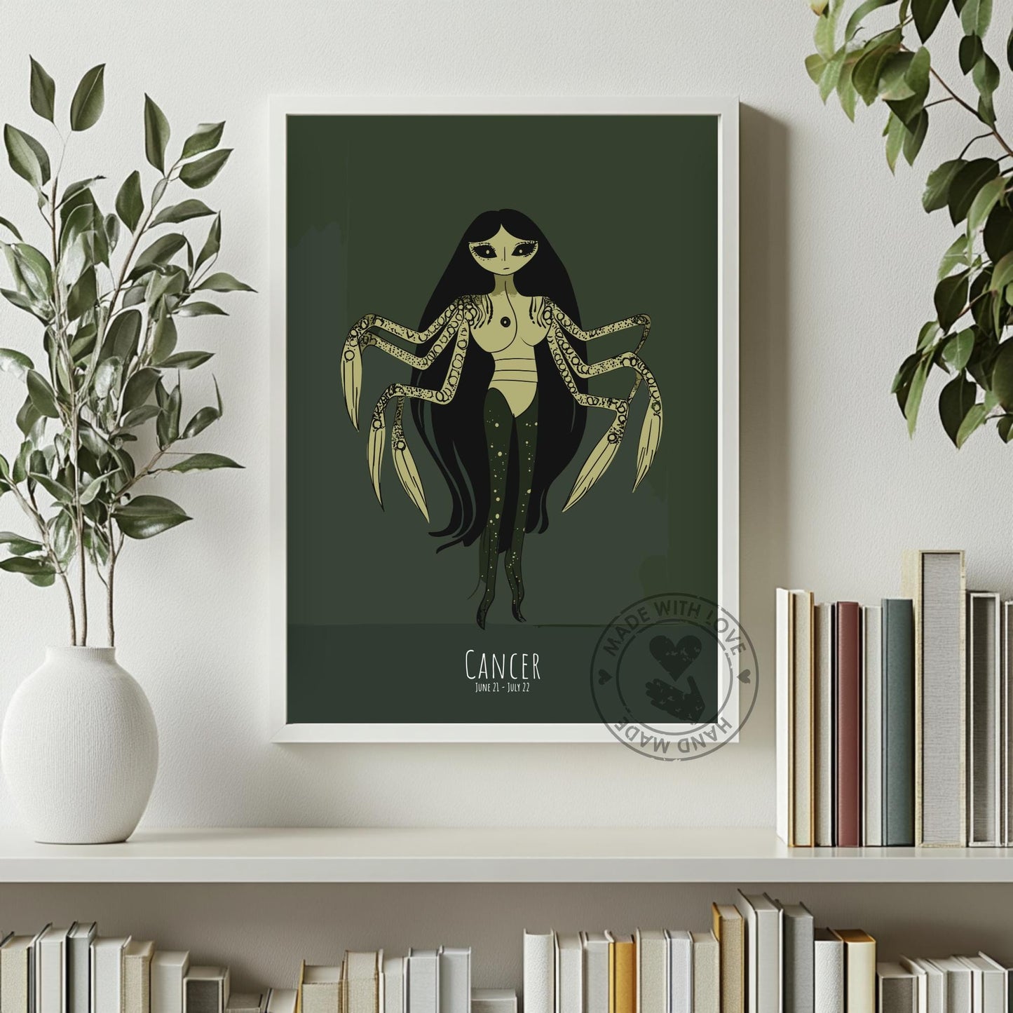 Cancer Zodiac Sign Poster