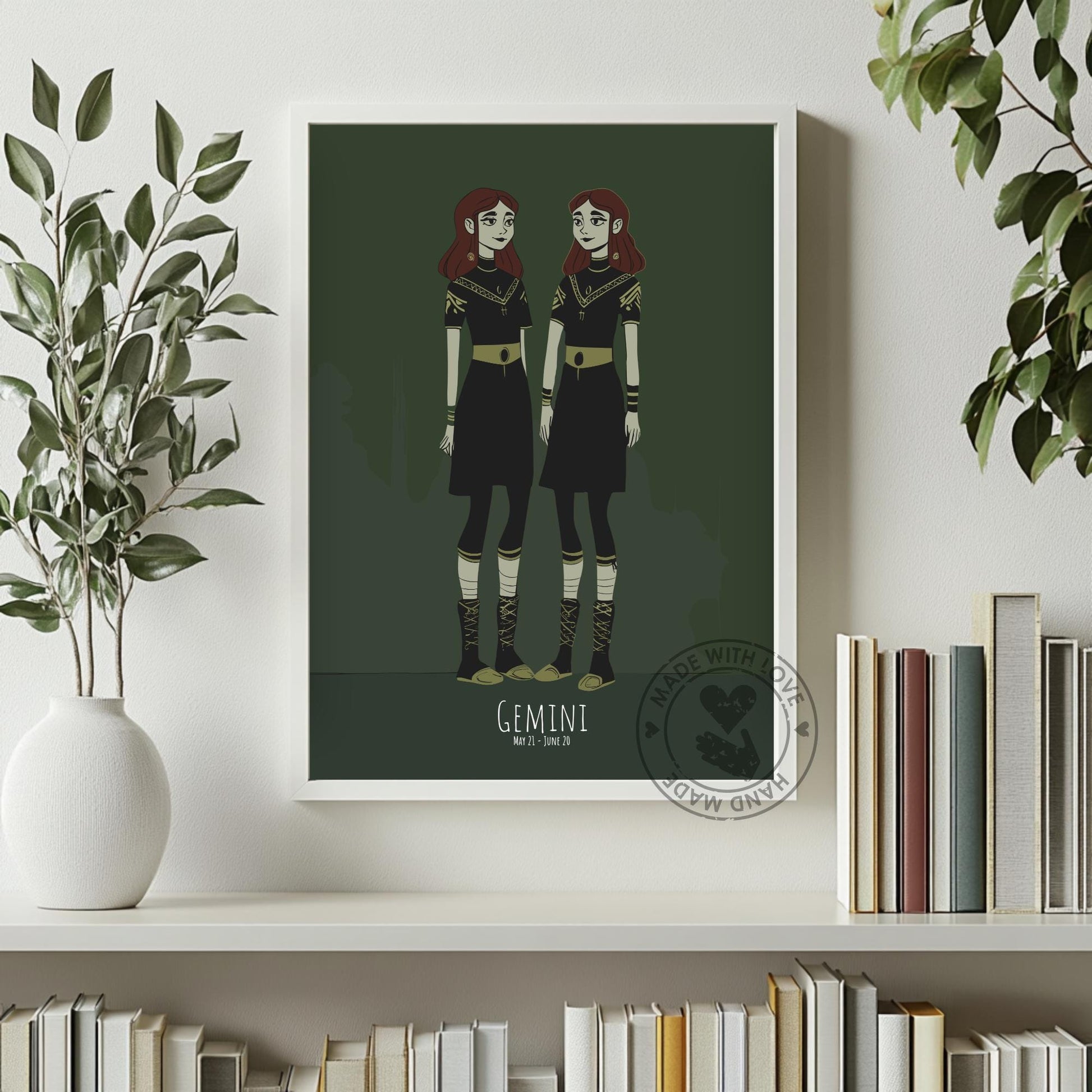 Gemini Zodiac Sign Poster