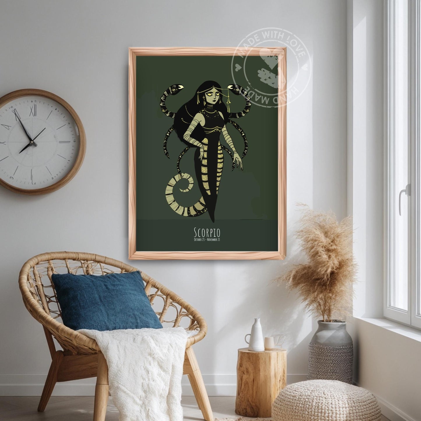 Scorpio Zodiac Sign Poster