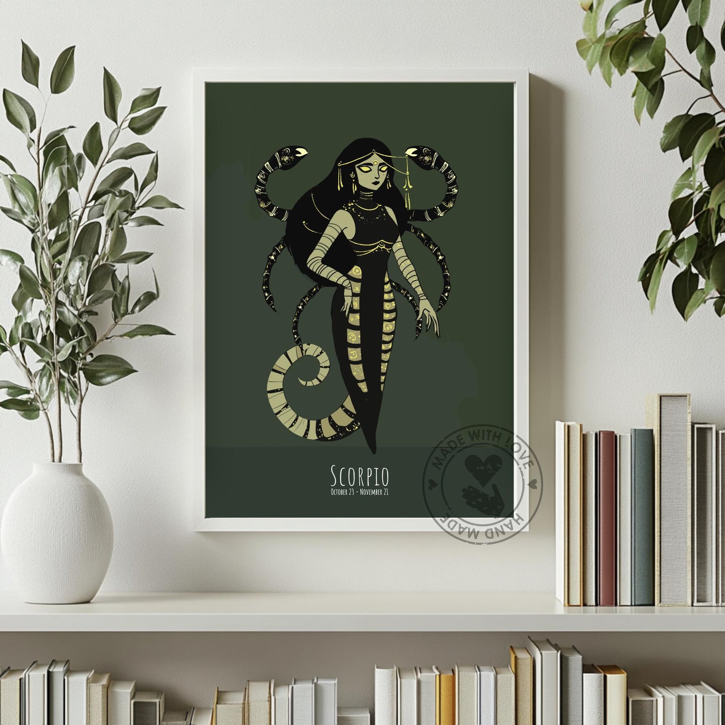 Scorpio Zodiac Sign Poster