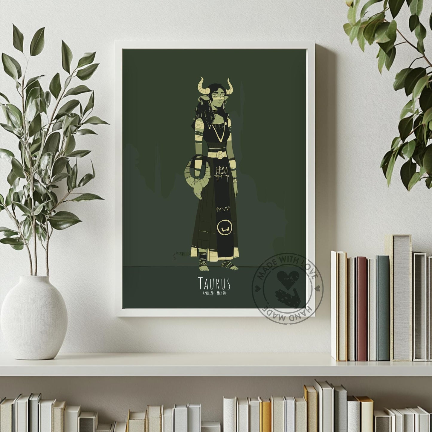 Taurus Zodiac Sign Poster