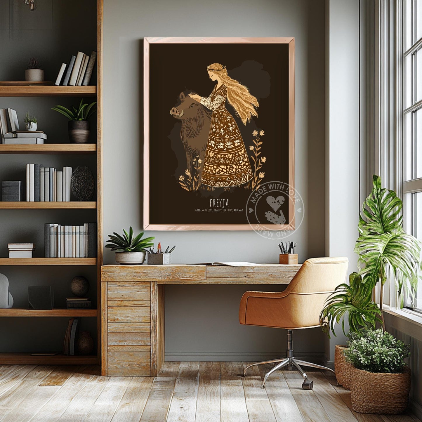 Freyja Goddess Poster