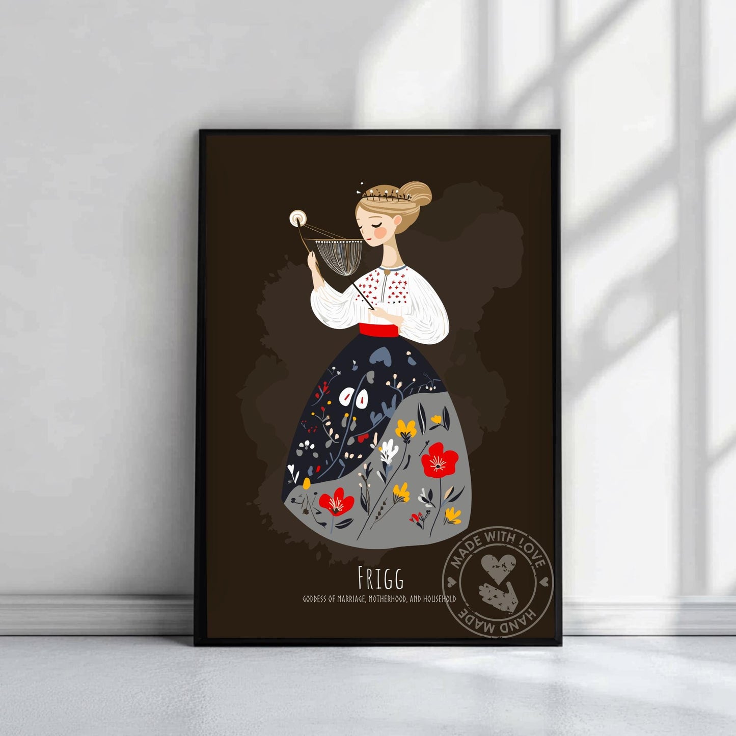 Frigg Goddess Poster