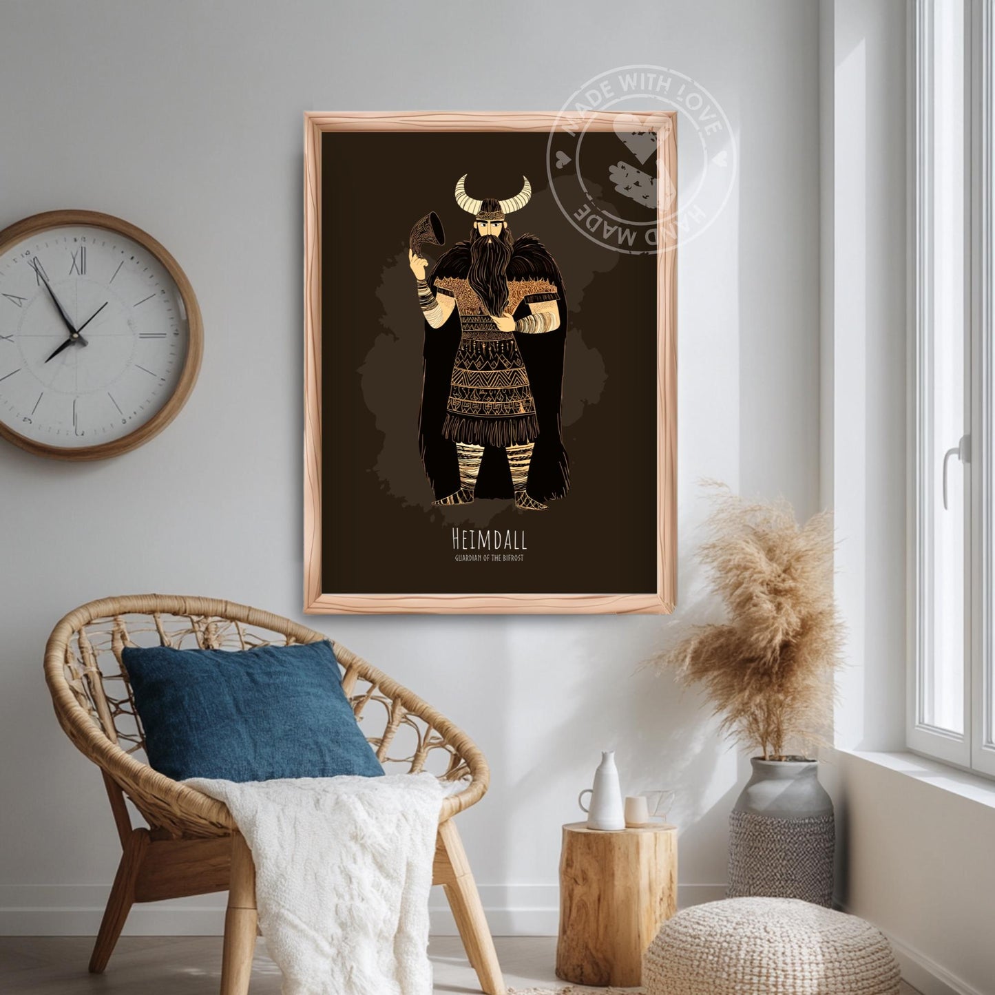 Heimdall God Poster