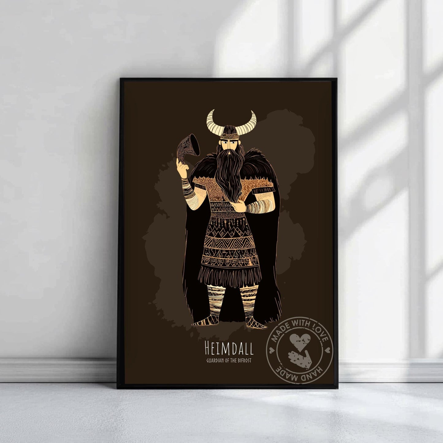Heimdall God Poster