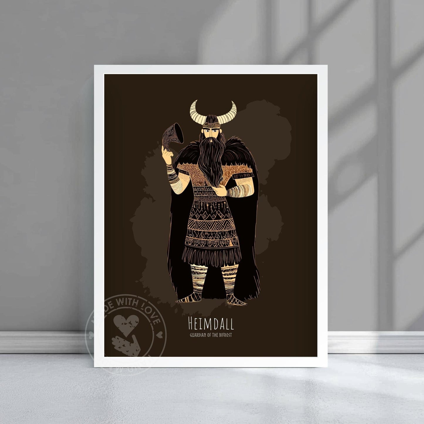 Heimdall God Poster
