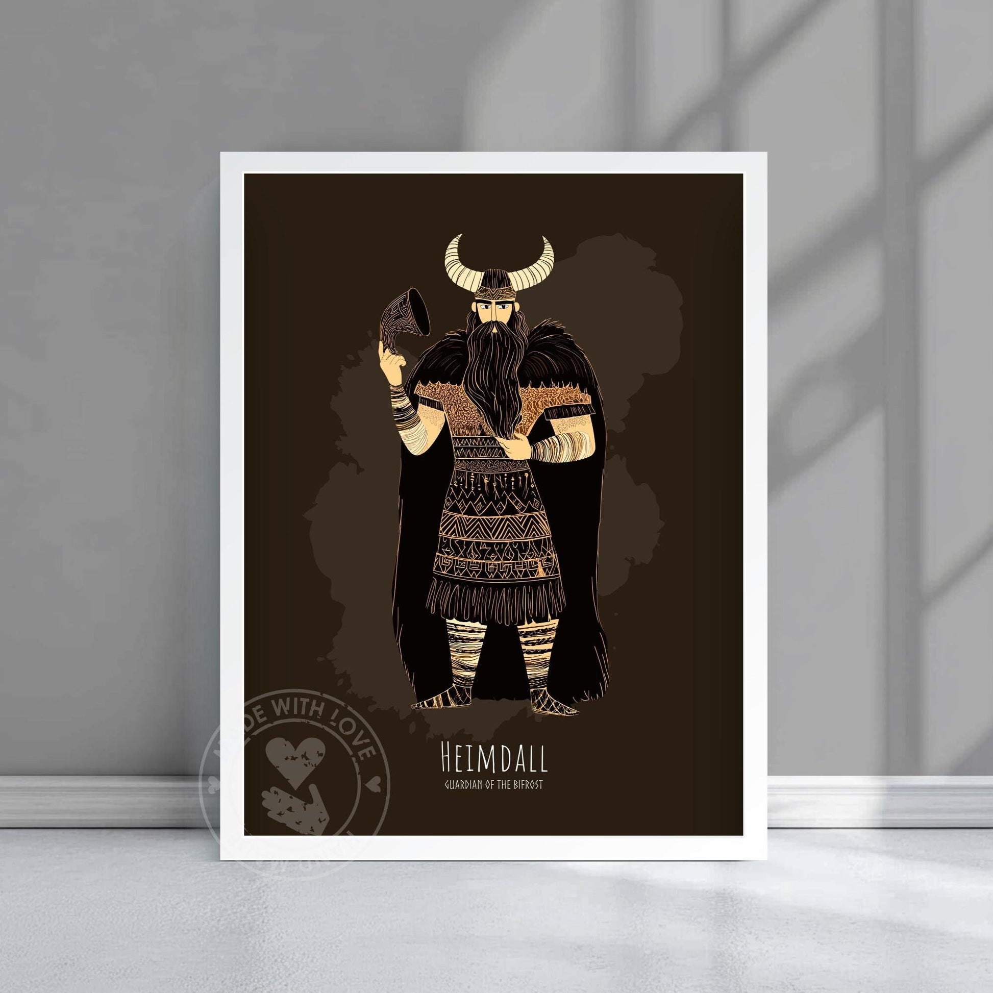 Heimdall God Poster
