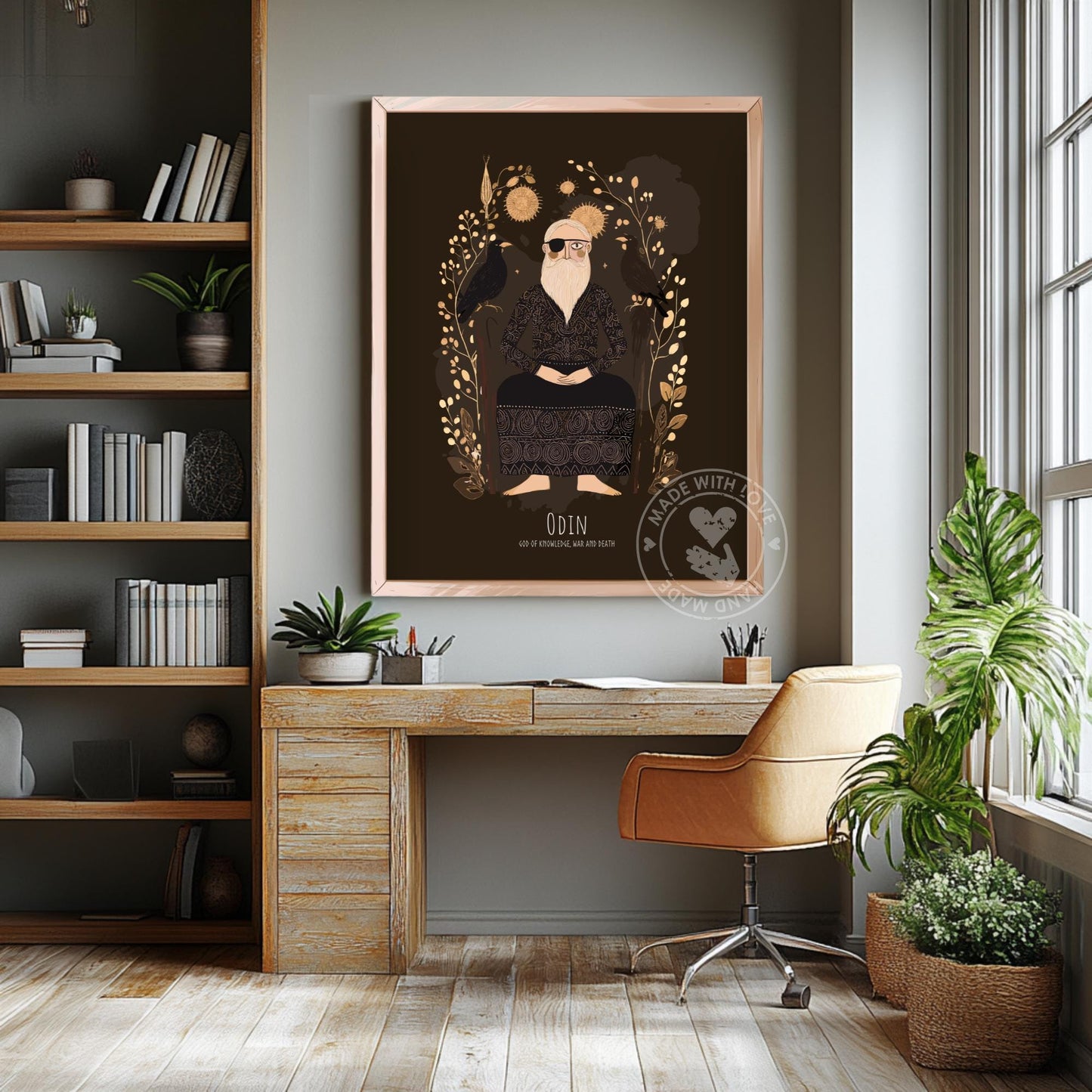 Odin Norse god poster