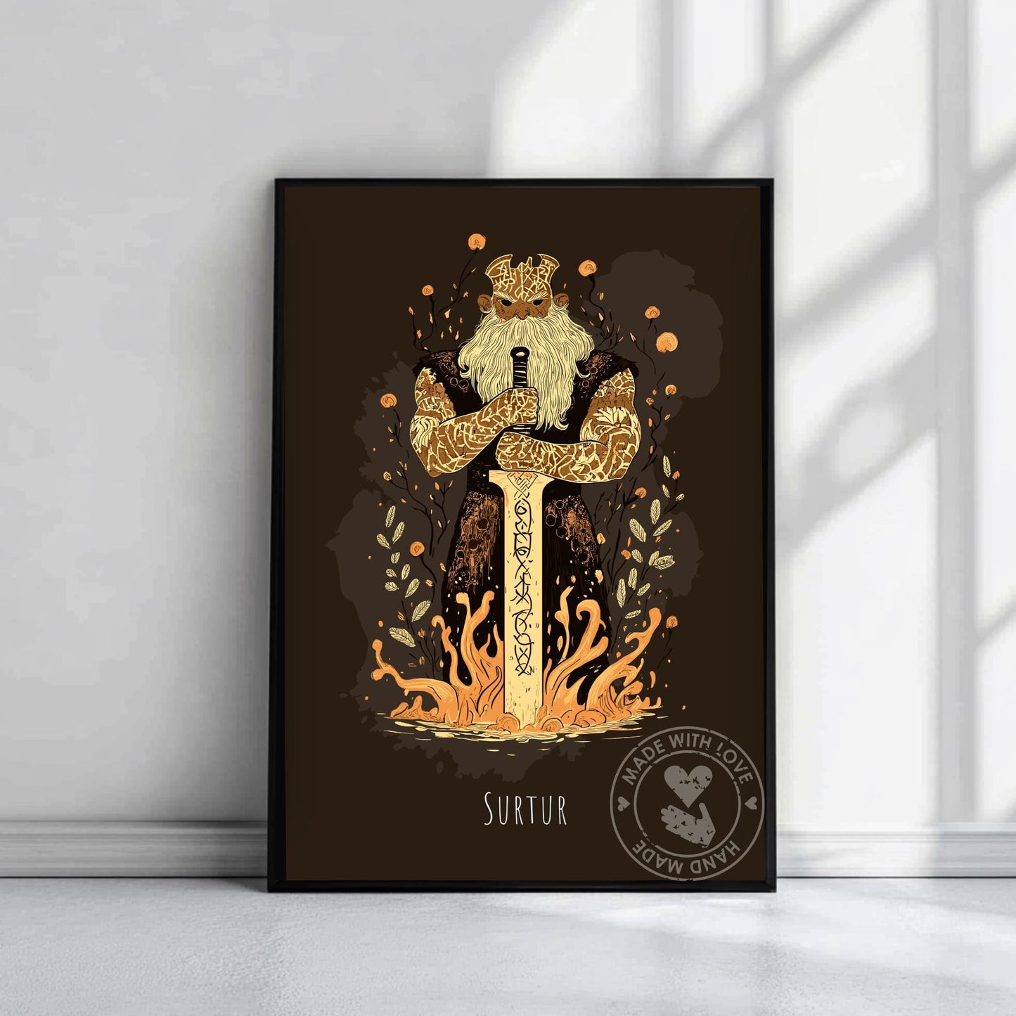 Norse god Surtur