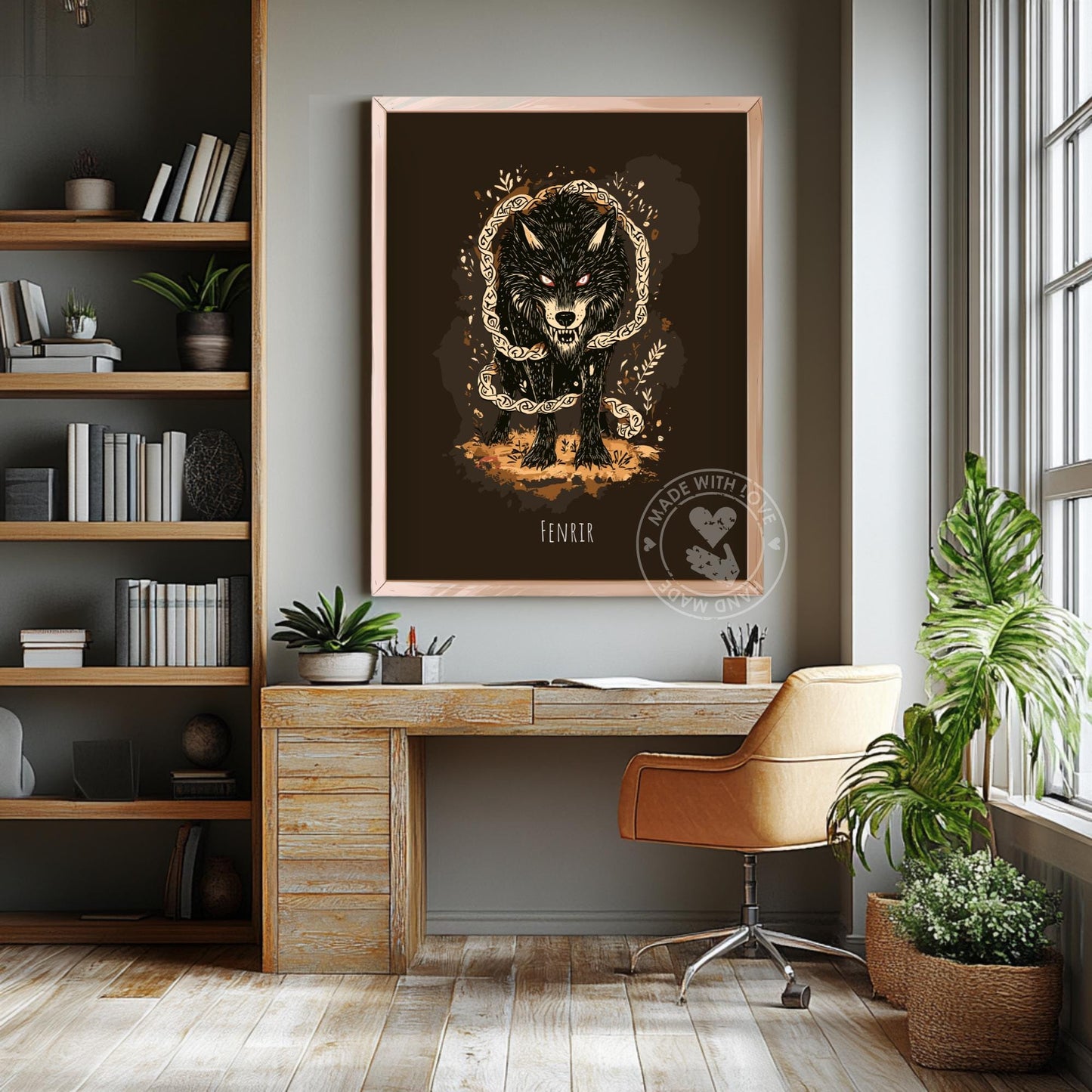 Fenrir Wolf Poster