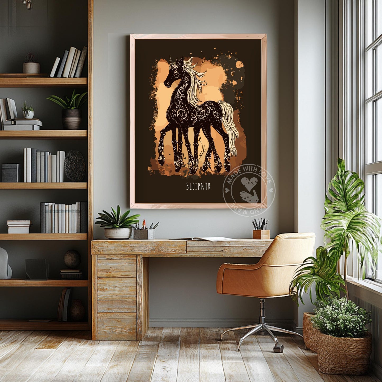 Sleipnir Norse Mythology poster