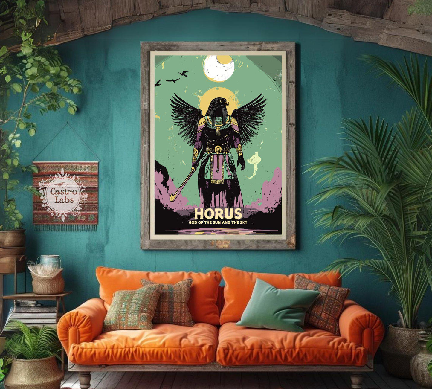 Horus Poster, Egyptian God Horus