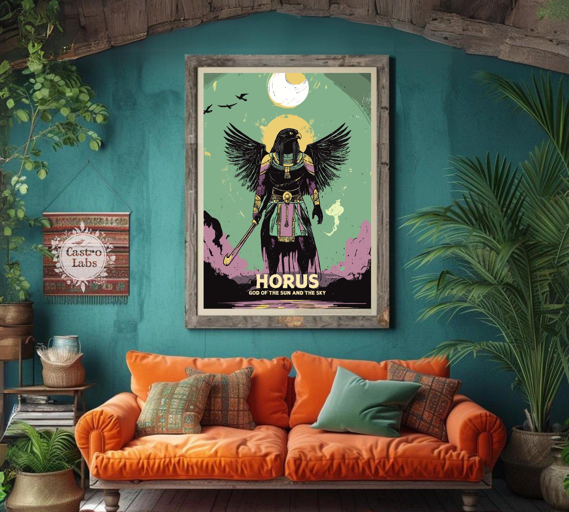 Horus Poster, Egyptian God Horus