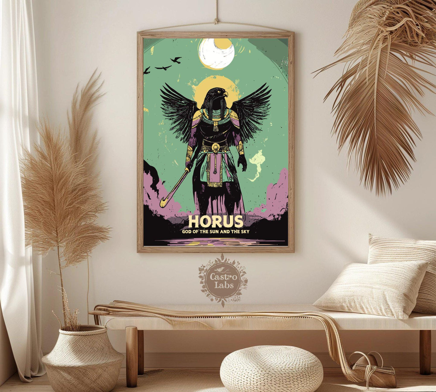 Horus Poster, Egyptian God Horus
