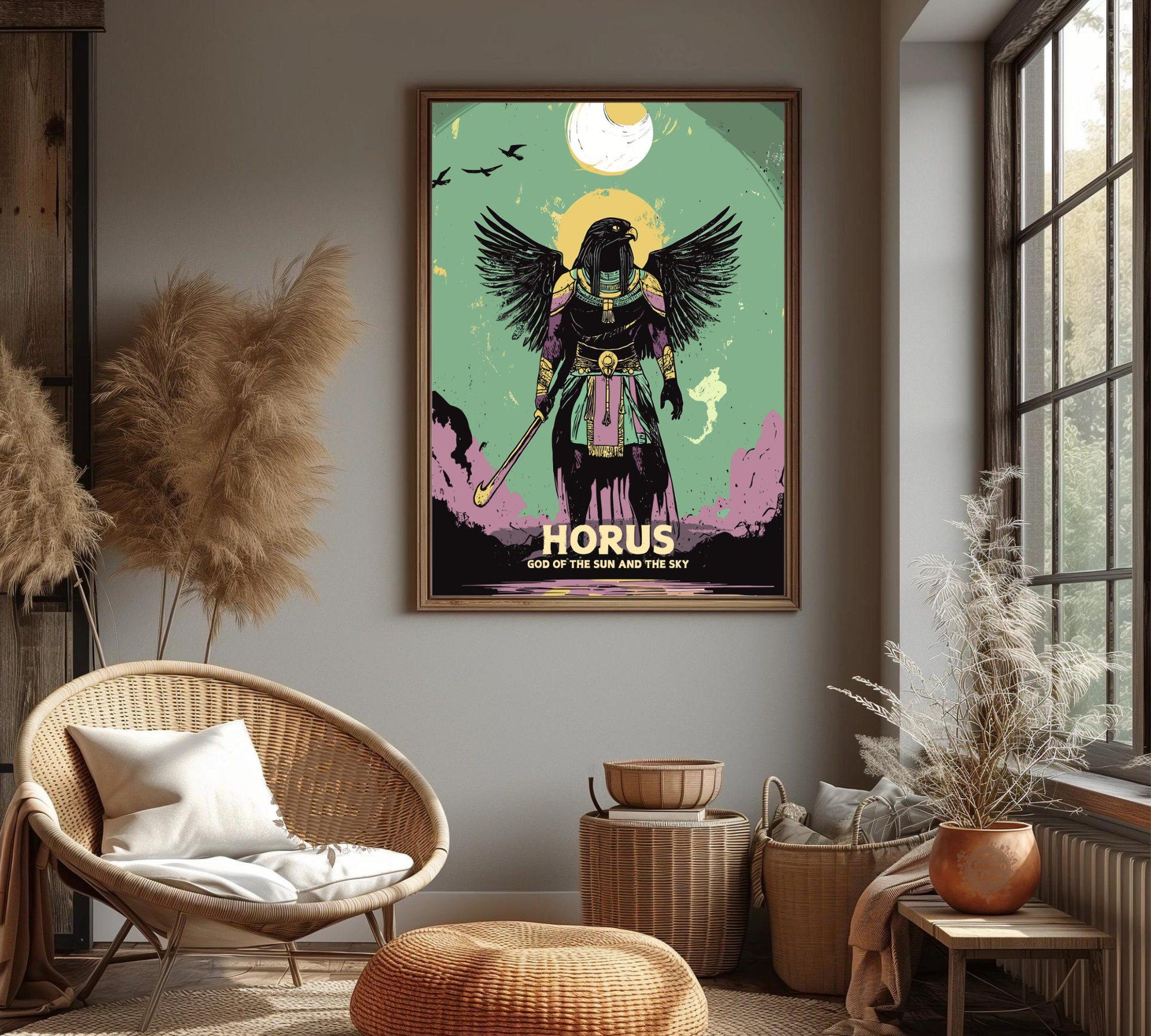 Horus Poster, Egyptian God Horus