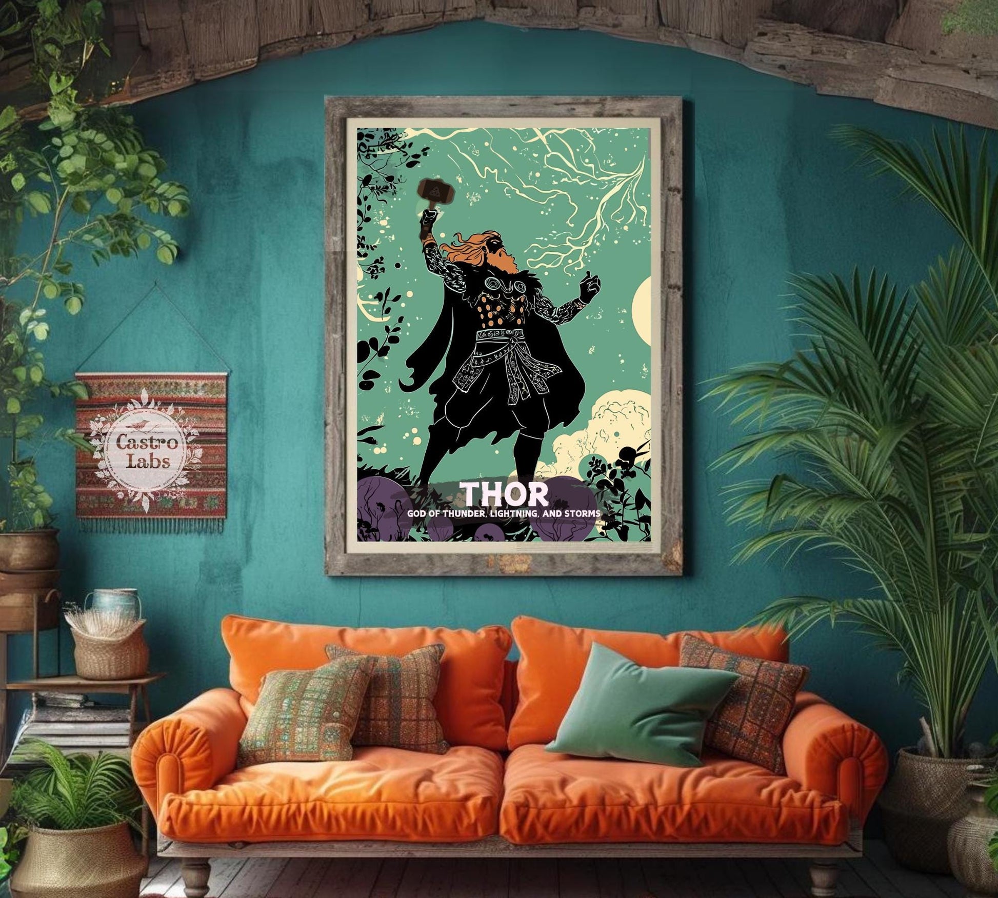 Thor God Poster