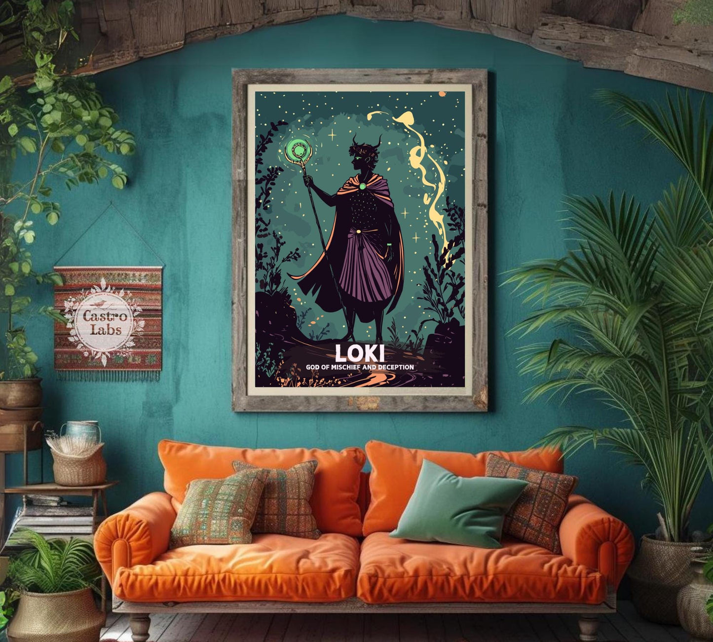 Loki God Poster Print
