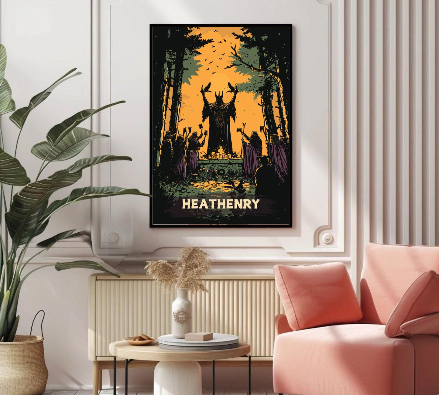 Heathenry Artwork, Norse Pagan Rituals Poster