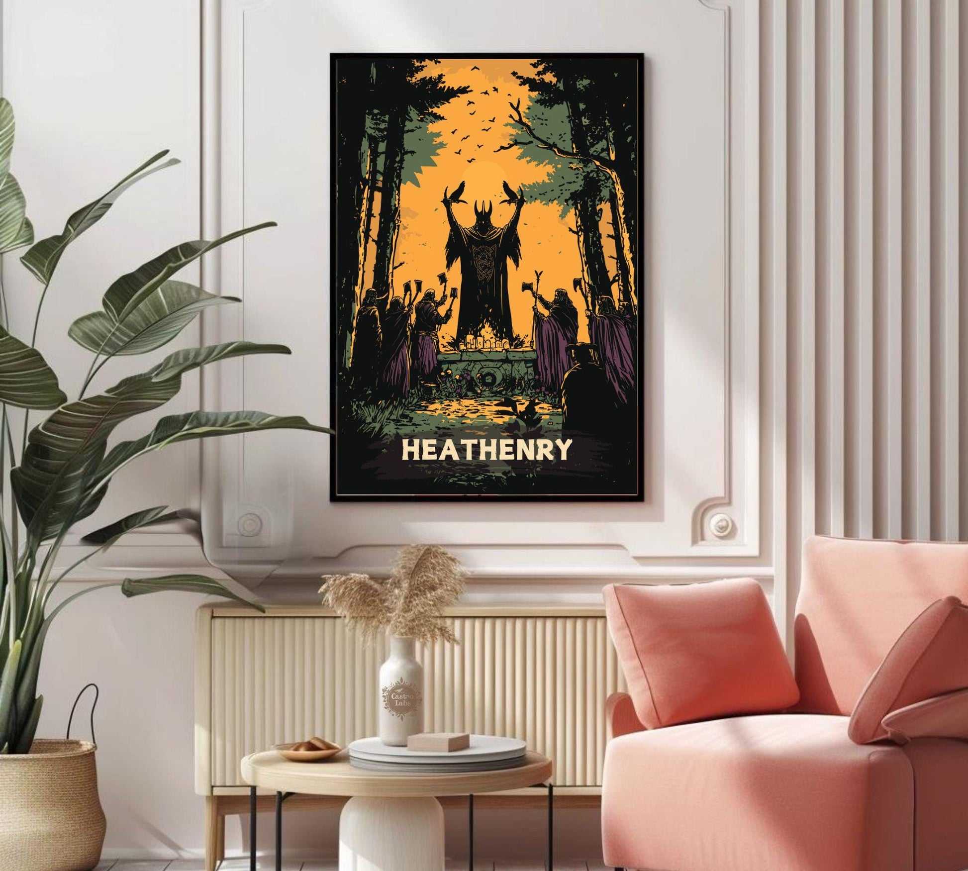 Heathenry Artwork,  Norse Pagan Rituals Poster