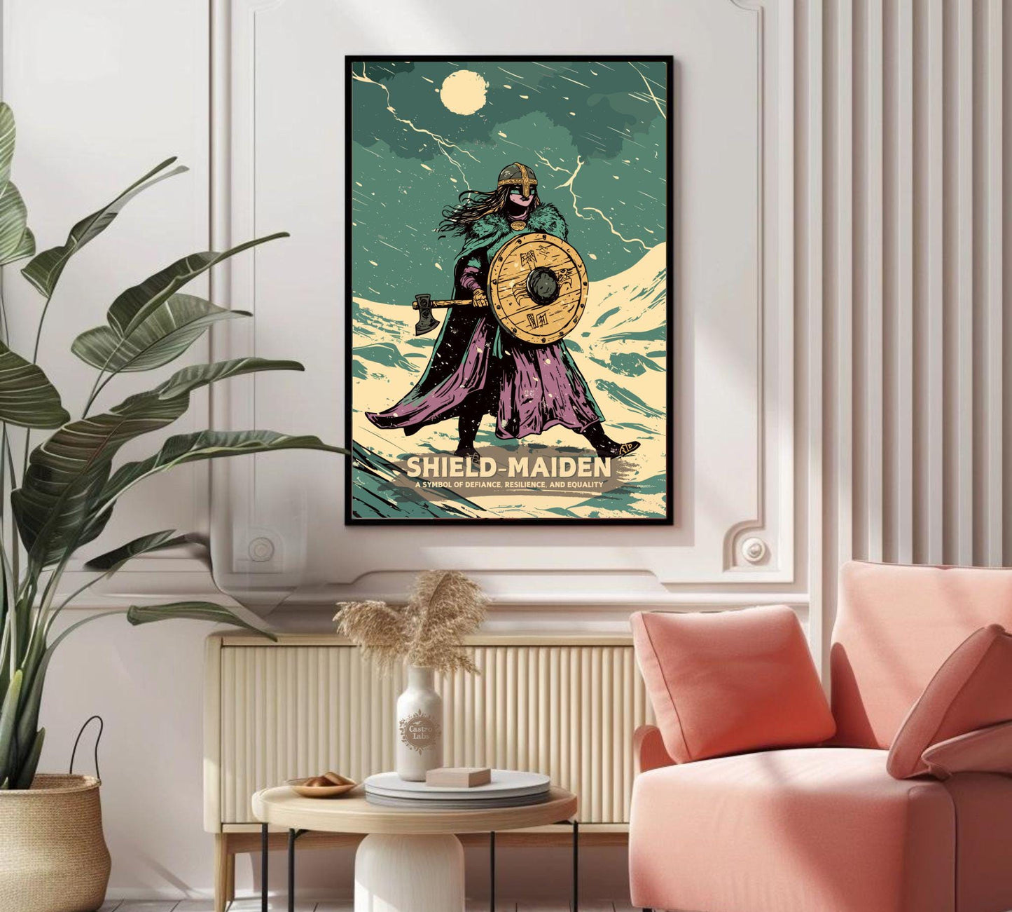 Shield Maiden Poster, Female Viking
