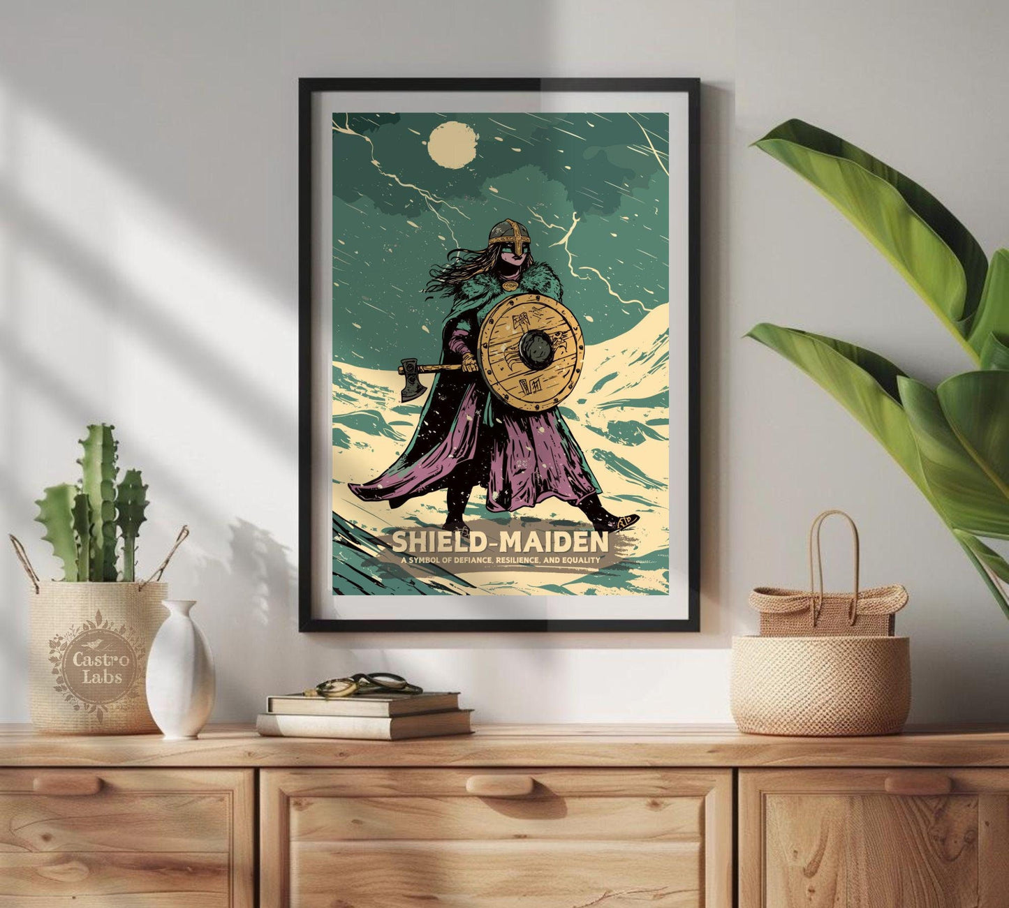 Shield Maiden Poster, Female Viking