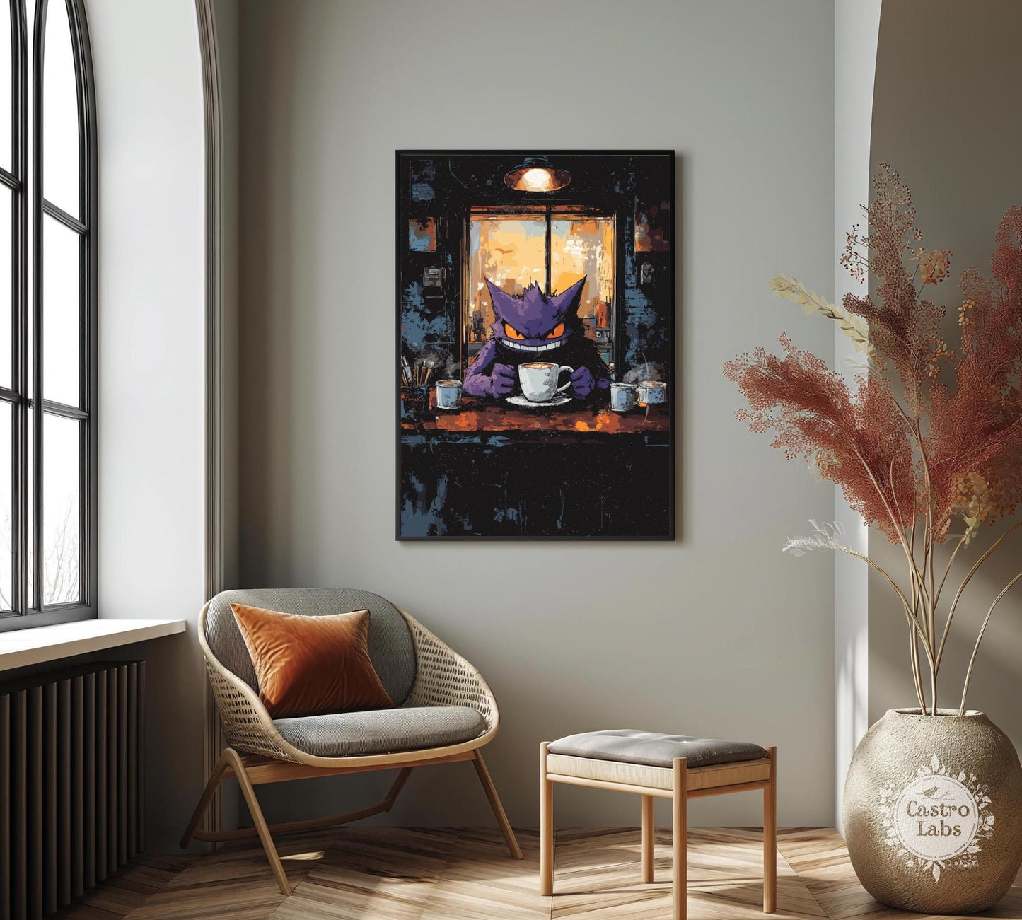 Gengar Coffee Break Series Poster