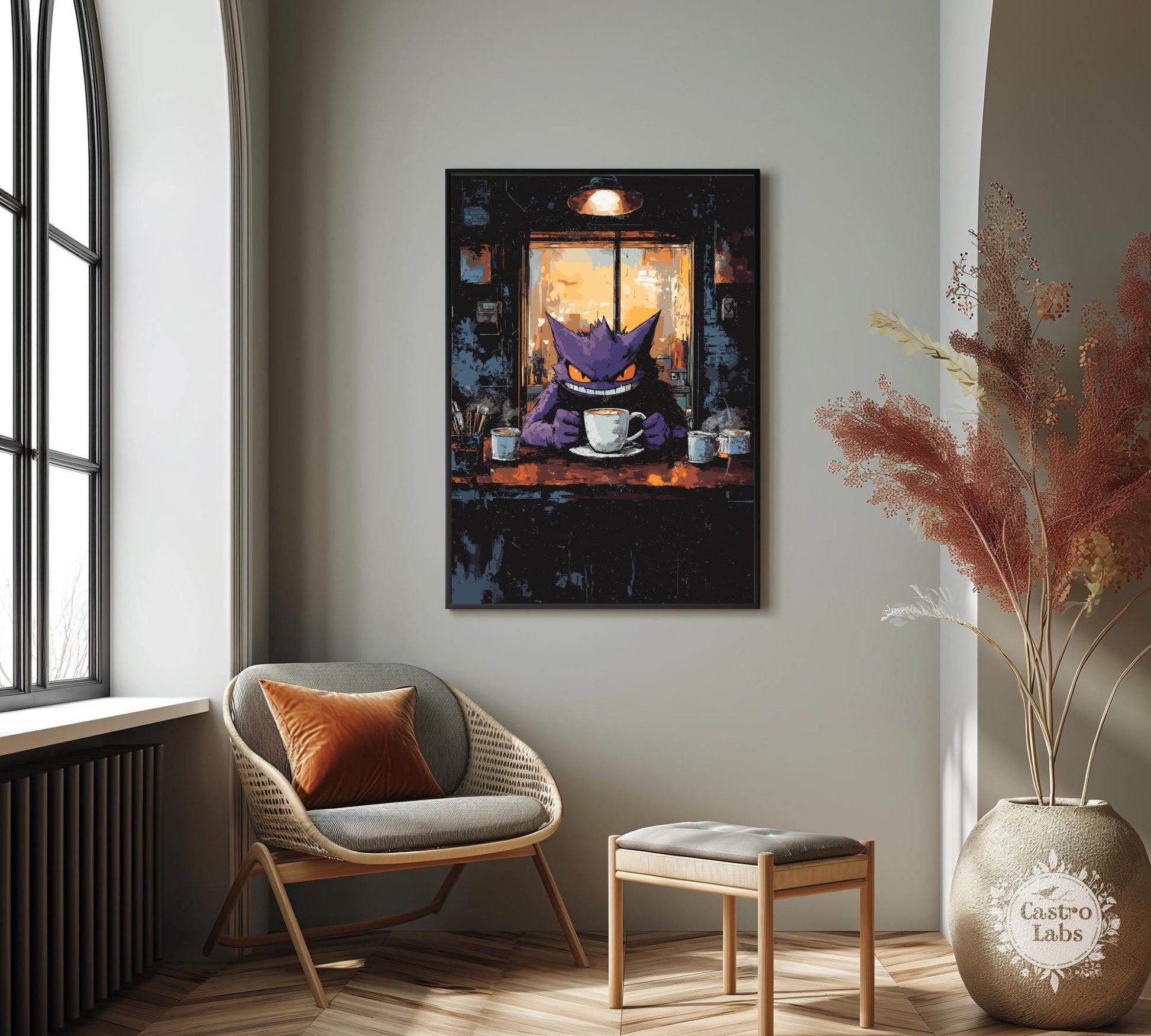 Gengar Coffee Break Series Poster
