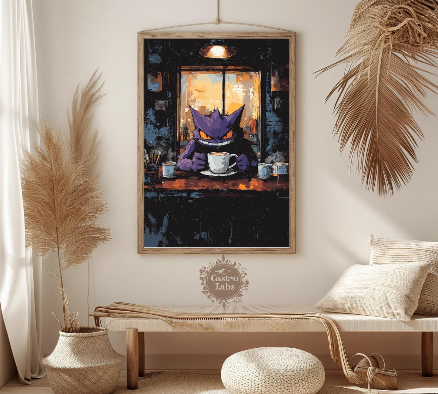 Gengar Coffee Break Series Poster