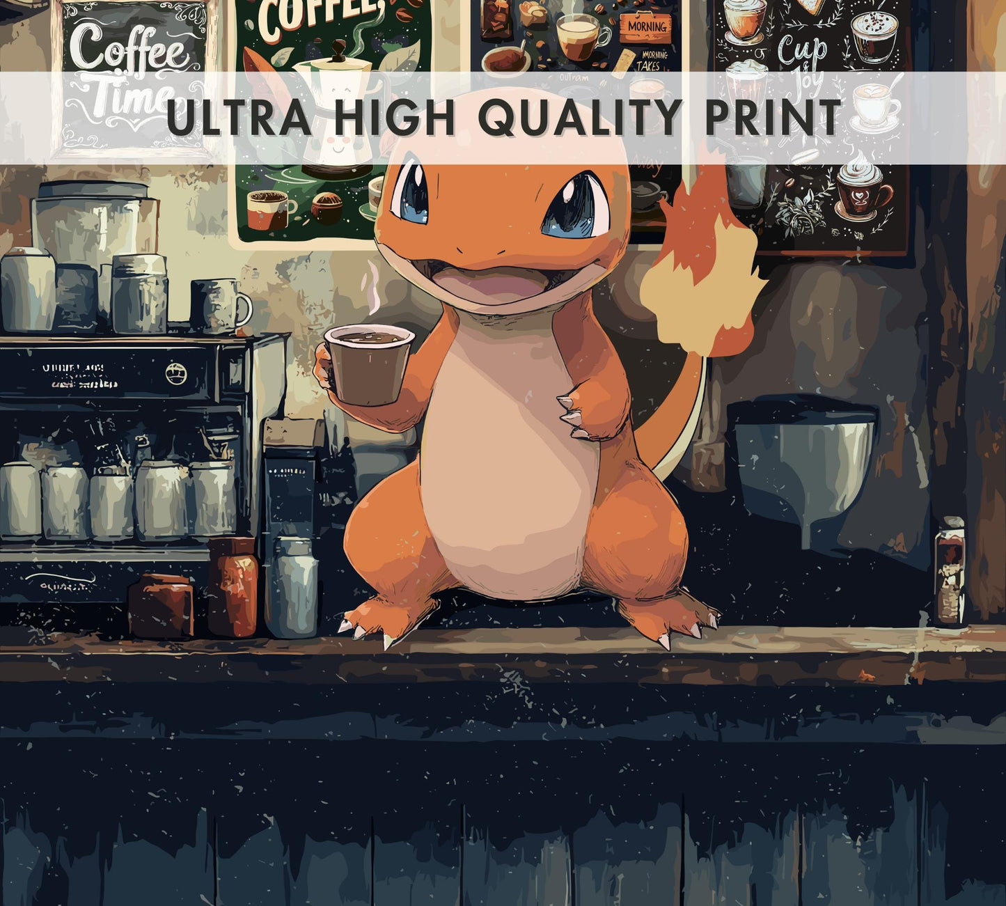 Charmander Coffee Break Series Poster